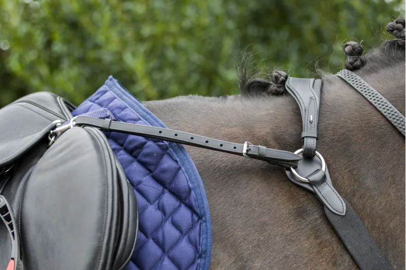 Cameo Performance Elasticated Breastplate Brown-4